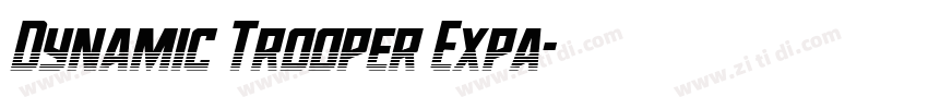 Dynamic Trooper Expa字体转换